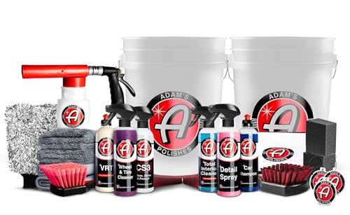 Adam's Essential Car Wash Kit (24-Item) - Auto Detailing...