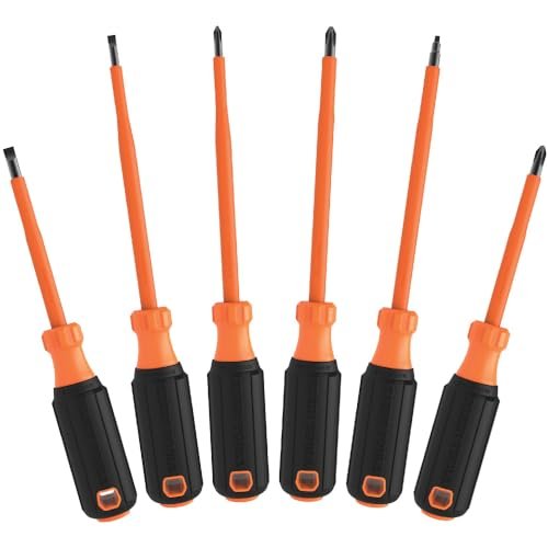 Klein Tools 85076INS Insulated Screwdriver Set, Made in...
