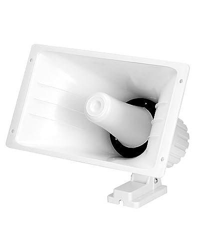 QWORK Power Horn Speaker, 50W 8 Ohms Indoor/Outdoor PA...