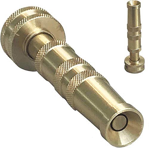 High Pressure Hose Nozzle Heavy Duty | Brass Water Hose...