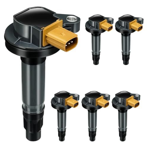 6-Pack Ignition Coil Set UF646 - Compatible with Ford &...