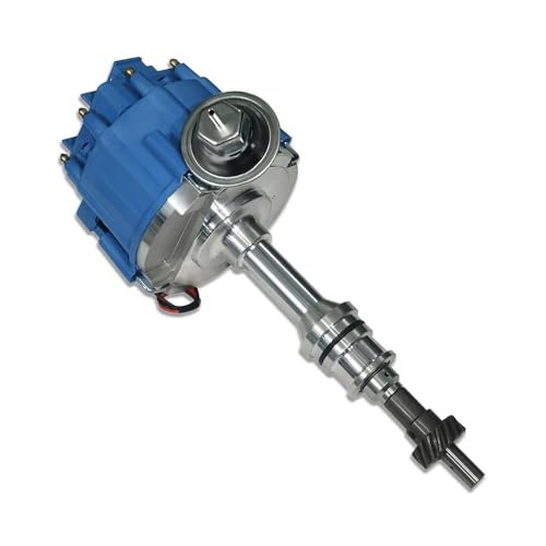 Aflle Racing Blue Cap HEI Ignition Distributor 65K Coil...