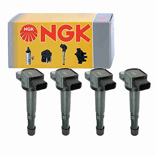 4 pc NGK Ignition Coils compatible with Acura RSX 2.0L...