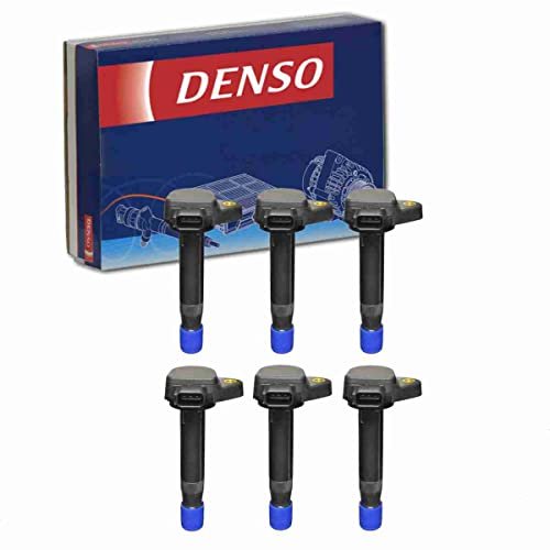 6 pc DENSO Direct Ignition Coils compatible with Acura TL...