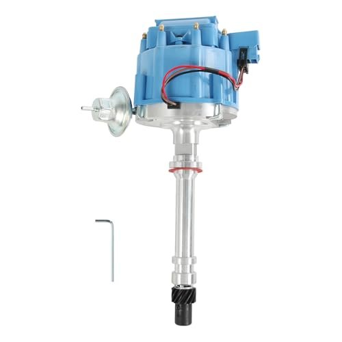 HEI Ignition Distributor with Blue Cap for Chevy GM Small...