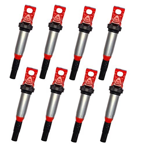 8PCS ARKAUTO HIGH ENERGY RED TOP DELPHI TYPE IGNITION...