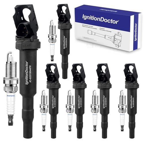 IgnitionDoctor Ignition Coils and Iridium Spark Plugs Pack...