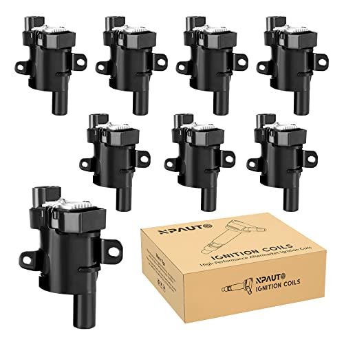Round Ignition Coil Pack Compatible with V8 4.8 5.3 6.0...