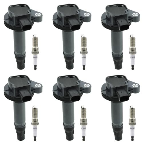 UF553 Ignition Coil & Platinum Spark Plug Compatible with...
