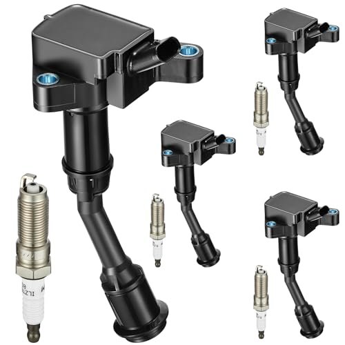 SYKRSS Set of 4 UF735 Ignition Coil Pack and SP539...