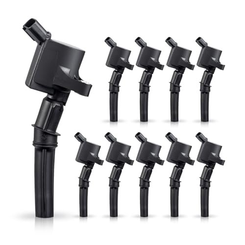 ENA Set of 10 Ignition Coil Pack Compatible with Ford...