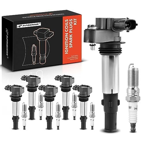 A-Premium Ignition Coils and Spark Plugs Kits Compatible...