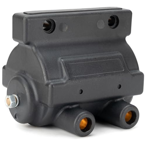 ​​NEWHOW 5 Ohm Dual Fire Ignition Coil for Harley...
