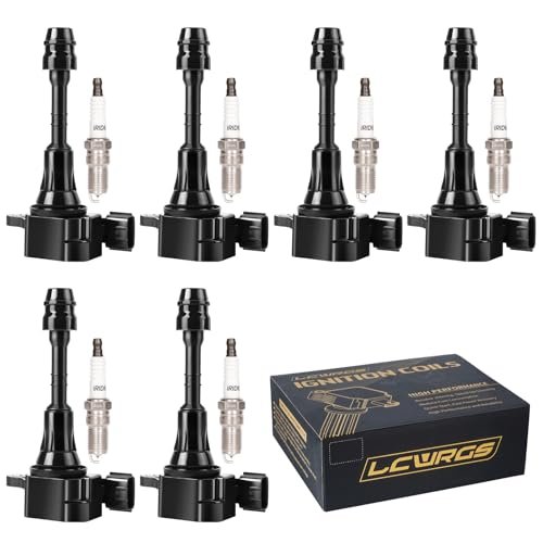 Set of 6 Ignition Coil Pack and Spark Plugs fits...