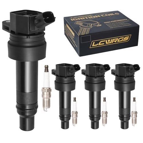 Set of 4 Ignition Coil Pack and Iridium Spark Plugs...