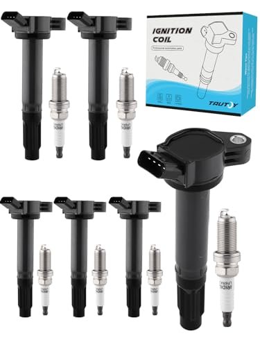 TAUTOY UF487 Ignition Coil 6619 Spark Plug For Lexus ES...