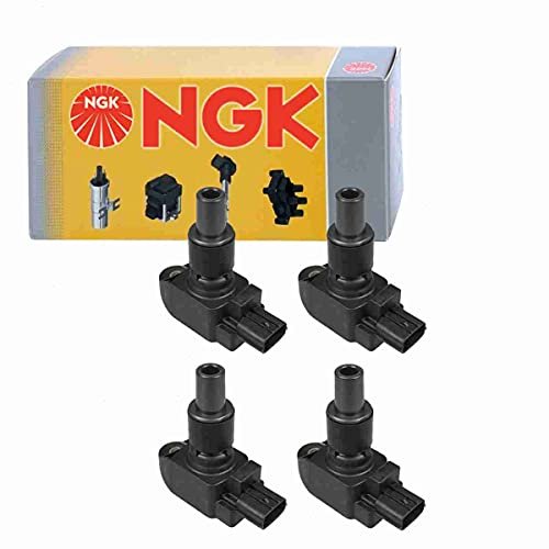 4 pc NGK Ignition Coils compatible with Mazda RX-8 1.3L...