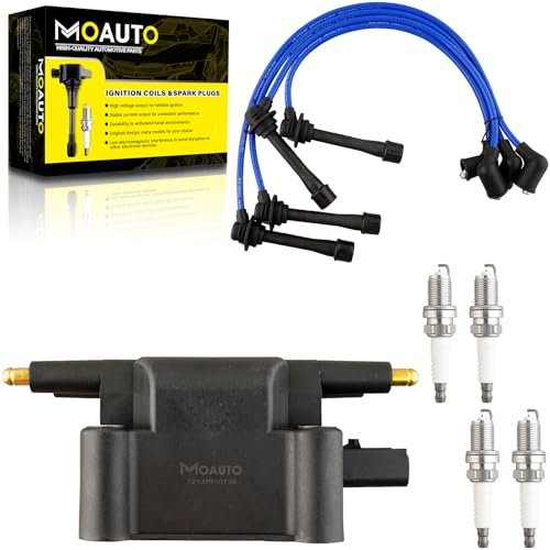 MOAUTO Set of 1 Ignition Coils Pack UF758 & 4...
