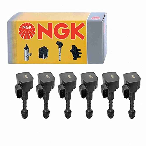 6 pc NGK Ignition Coils compatible with Nissan 350Z 3.5L...