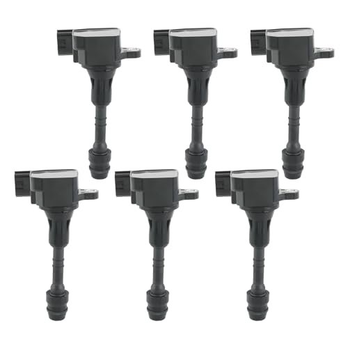 DICMIC Set of 6 Ignition Coil Pack Compatible with Nissan...