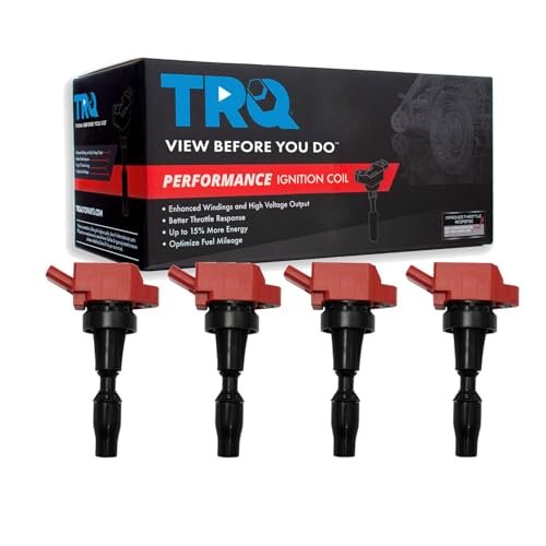 TRQ Ignition Coil Set Compatible with 15-21 Hyundai 16-23...