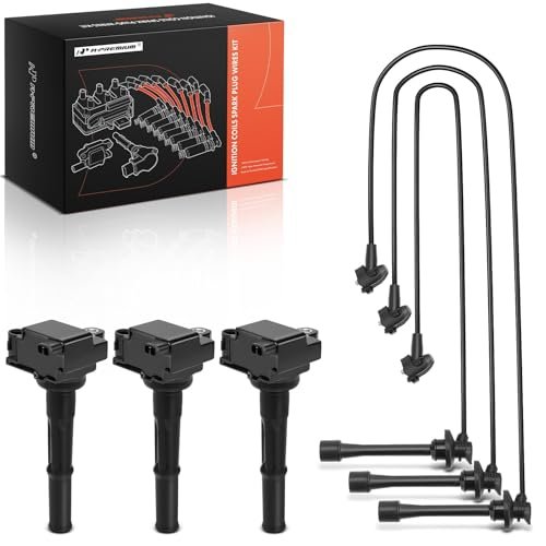 A-Premium 3 Ignition Coils with 3 Wire Compatible with...
