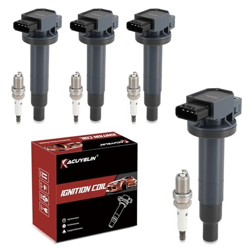 UF316 Ignition Coil Pack and Iridium Spark Plugs Set of...