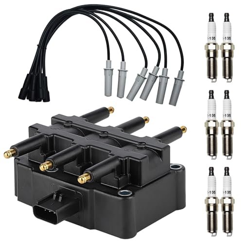 MNSUDA One Set of Ignition Coils Pack UF305 with 6...