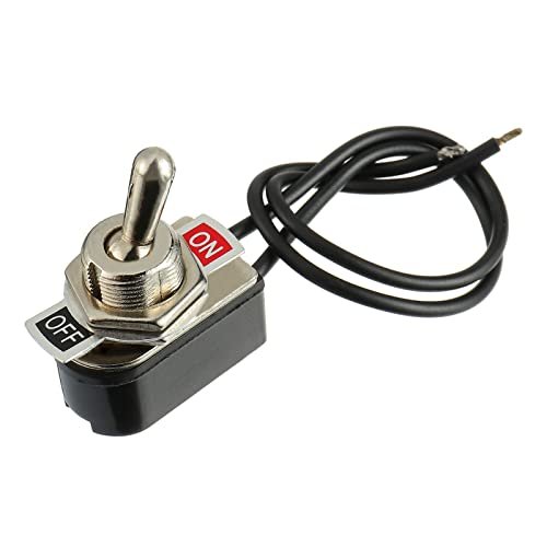 Heavy Duty Toggle Switch SPST 2 Pin ON/Off Rocker Toggle...