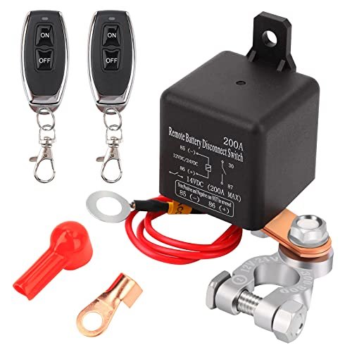 Remote Battery Disconnect Switch 12V Battery Kill Switch...