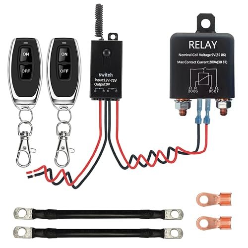 WOODGUILIN Wireless Remote Kill Switch for Car, Remote...