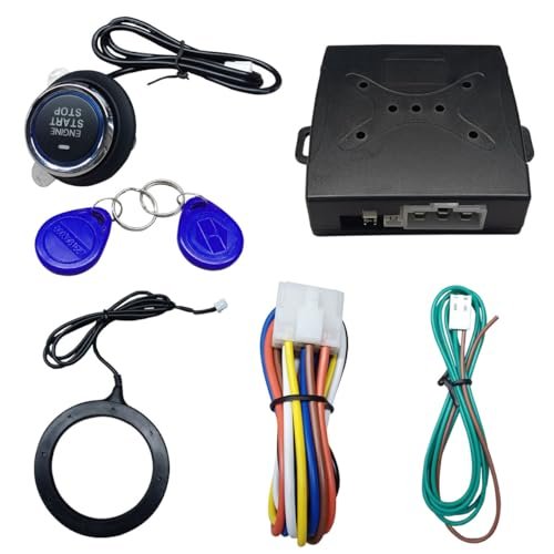 Car Push Engine Start Button Kit, Upgrade Push to Start...