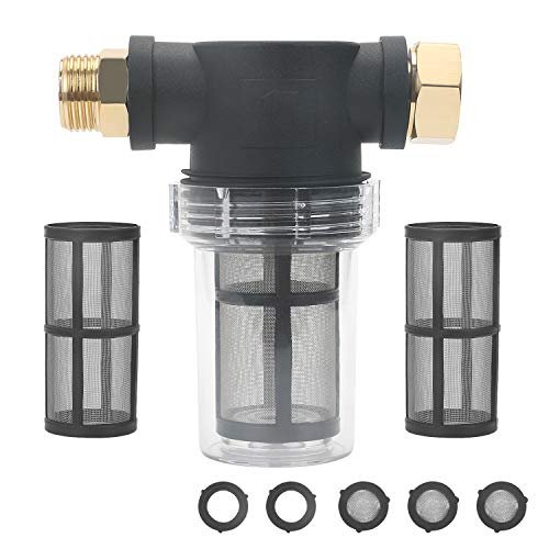 STYDDI Garden Hose Inlet Filter for High Pressure Washer,...