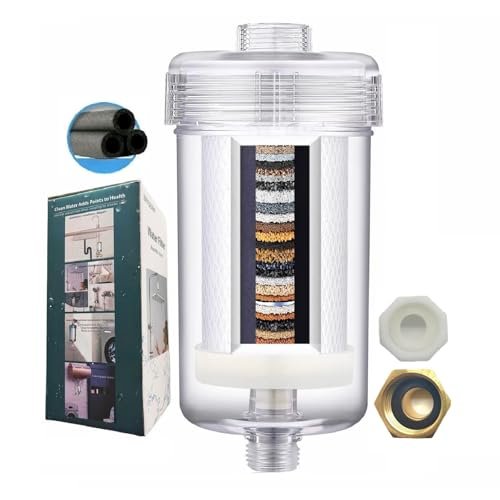 ZHYUUAX 1 Micron Washing Machine Water Filter, Visible...