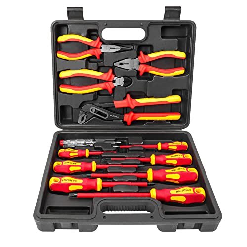 BILITOOLS Insulated Screwdriver & Pliers Set, 1000V...