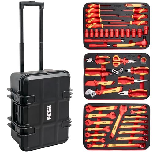 FESA Electrician Insulated Tool Set - 50-Piece 1000V...
