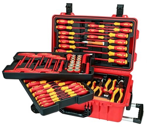 Wiha 32800 Insulated Tool Set with Screwdrivers, Nut...