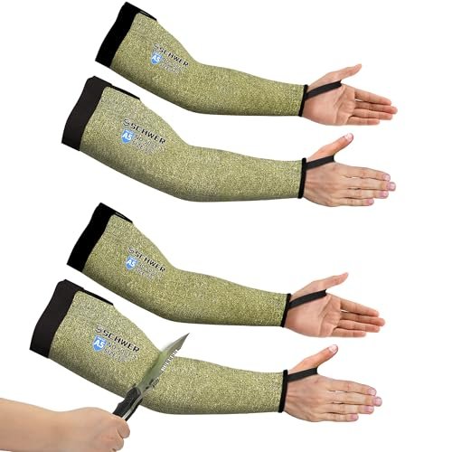 Schwer 2 Pairs CORE Arm Protection Sleeves S081, ANSI A5...