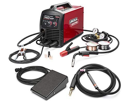 Lincoln Power MIG 140MP Multi-Process Welder TIG One Pak...