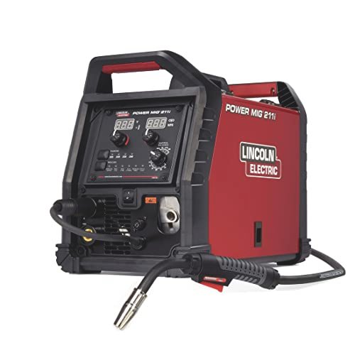 Lincoln Electric Power MIG 211i MIG Welder – Dual-Voltage...