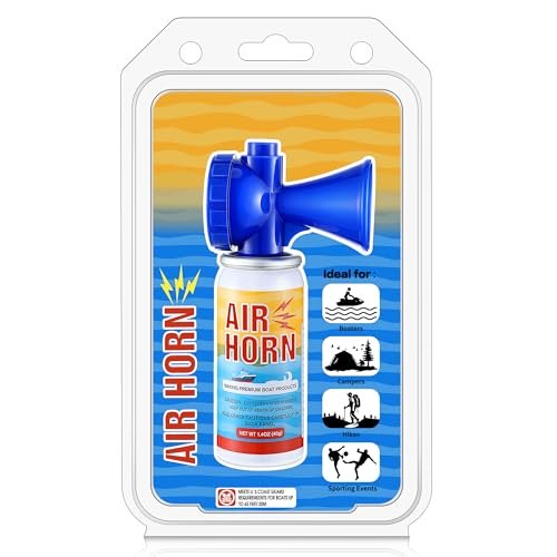 ElectricWise 1 Pack Air Horn, 122dB Very Loud Air Horns...