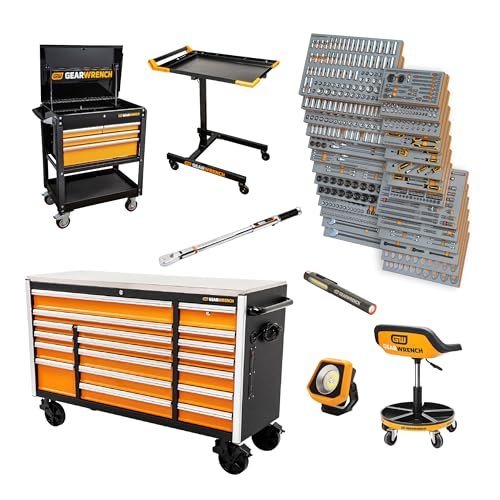 GEARWRENCH 1268 Piece Master Mechanics Tool Set in Premium...