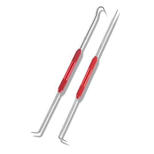 2PCS CarbonSteel Hook Tool and Pick Set,Double End Pick...