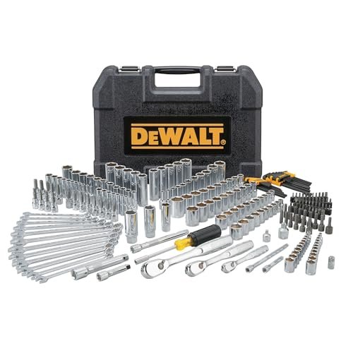 DEWALT Mechanic Tool Set, 247-Piece, 1/4 in., 3/8 in. and...