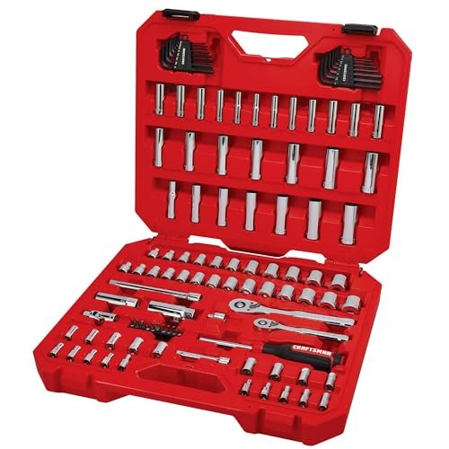 CRAFTSMAN Mechanics Tool Set 105 Pcs, Standard (SAE) and...