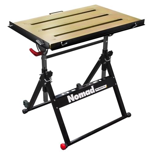 Steel Welding Table, 1.1″ (28mm) Tabletop Slots, Adjustable...
