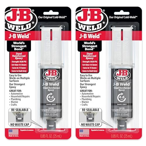 J-B Weld Original Steel Reinforced Epoxy Syringe, High...