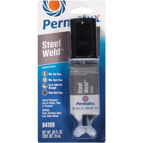 Permatex 84109 PermaPoxy 4 Minute Multi-Metal Epoxy, 0.84...