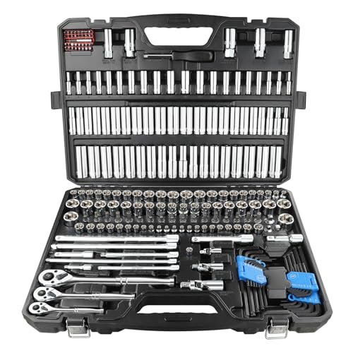 BOEN 225PCS Mechanic Tool Set, 1/4