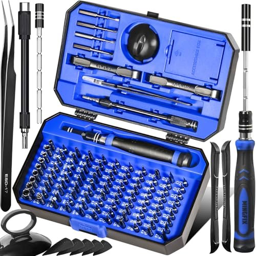 Precision Screwdriver Set with 103 Multi Bits, MINGFIX 115...
